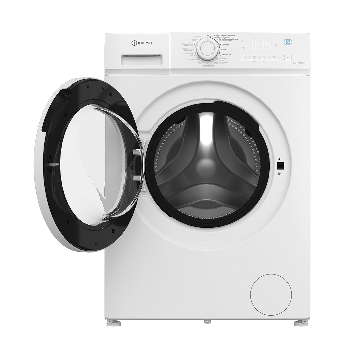 Lavadora Indesit 8 kg / 1.400 rpm - IMA 864 MY TIME SPT Blanco-2