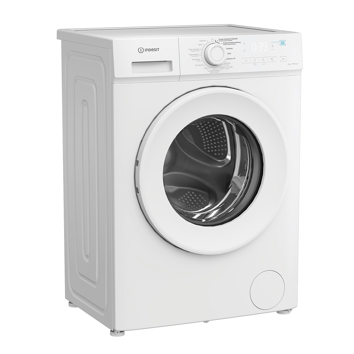 Lavadora Indesit 8 kg / 1.400 rpm - IMA 864 MY TIME SPT Blanco-7