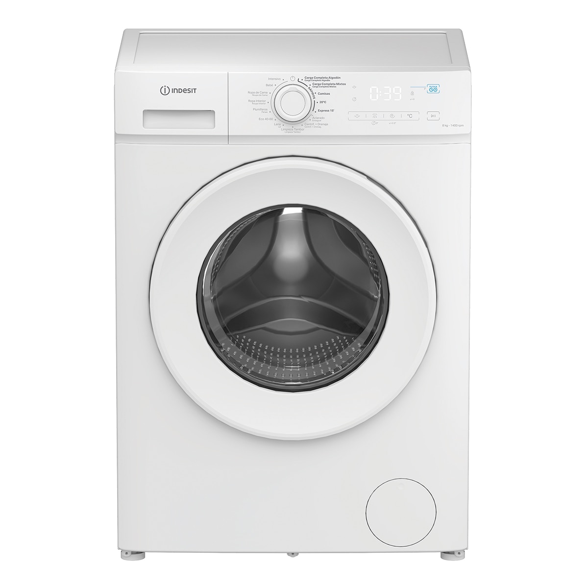 Lavadora Indesit 8 kg / 1.400 rpm - IMA 864 MY TIME SPT Blanco-8