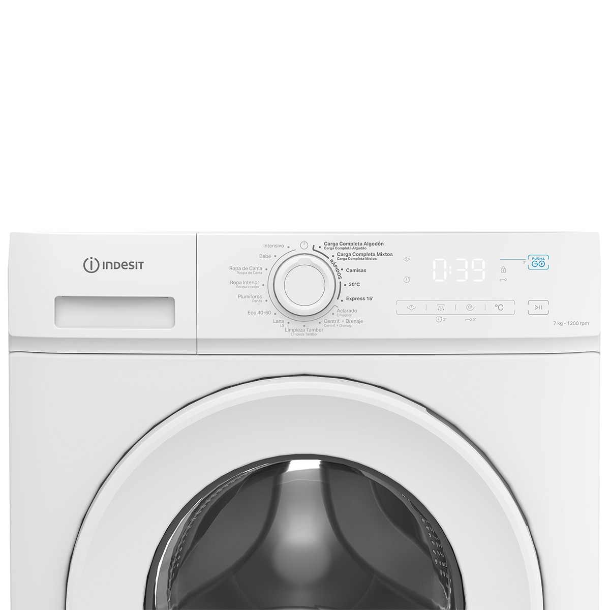 Lavadora Indesit 7 kg / 1.200 rpm - IMA 752 MY TIME SPT Blanco-8