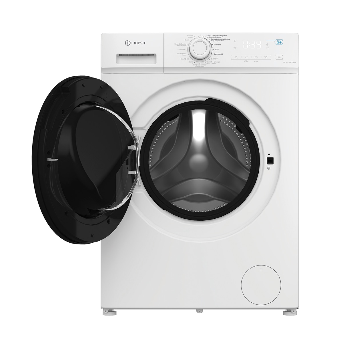 Lavadora secadora Indesit 7 kg / 1.400 rpm - IDMA 75624 MY TIME SPT Blanco-2