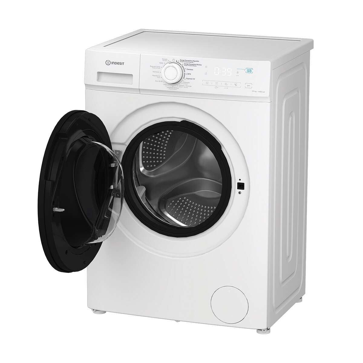 Lavadora secadora Indesit 7 kg / 1.400 rpm - IDMA 75624 MY TIME SPT Blanco-4