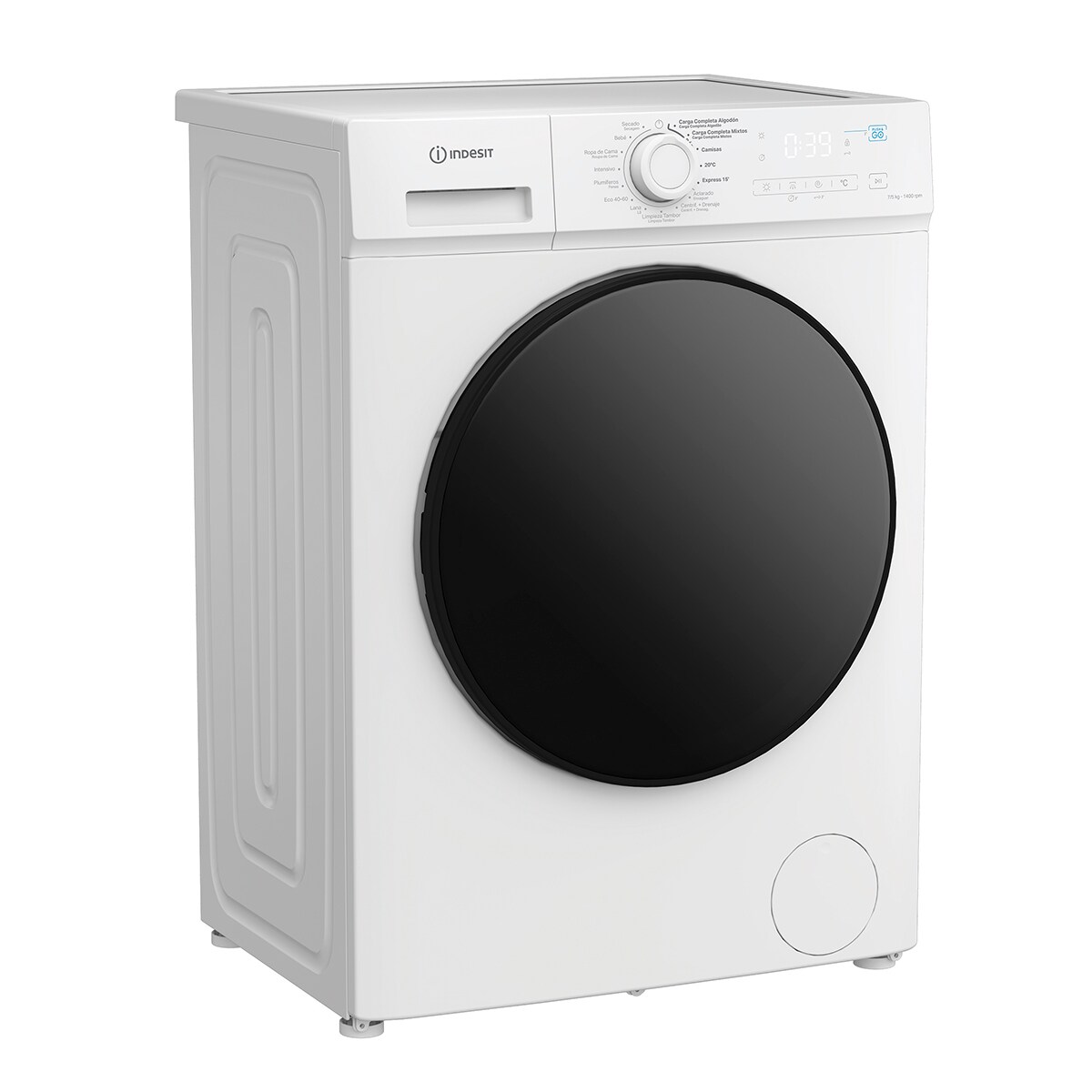Lavadora secadora Indesit 7 kg / 1.400 rpm - IDMA 75624 MY TIME SPT Blanco-6