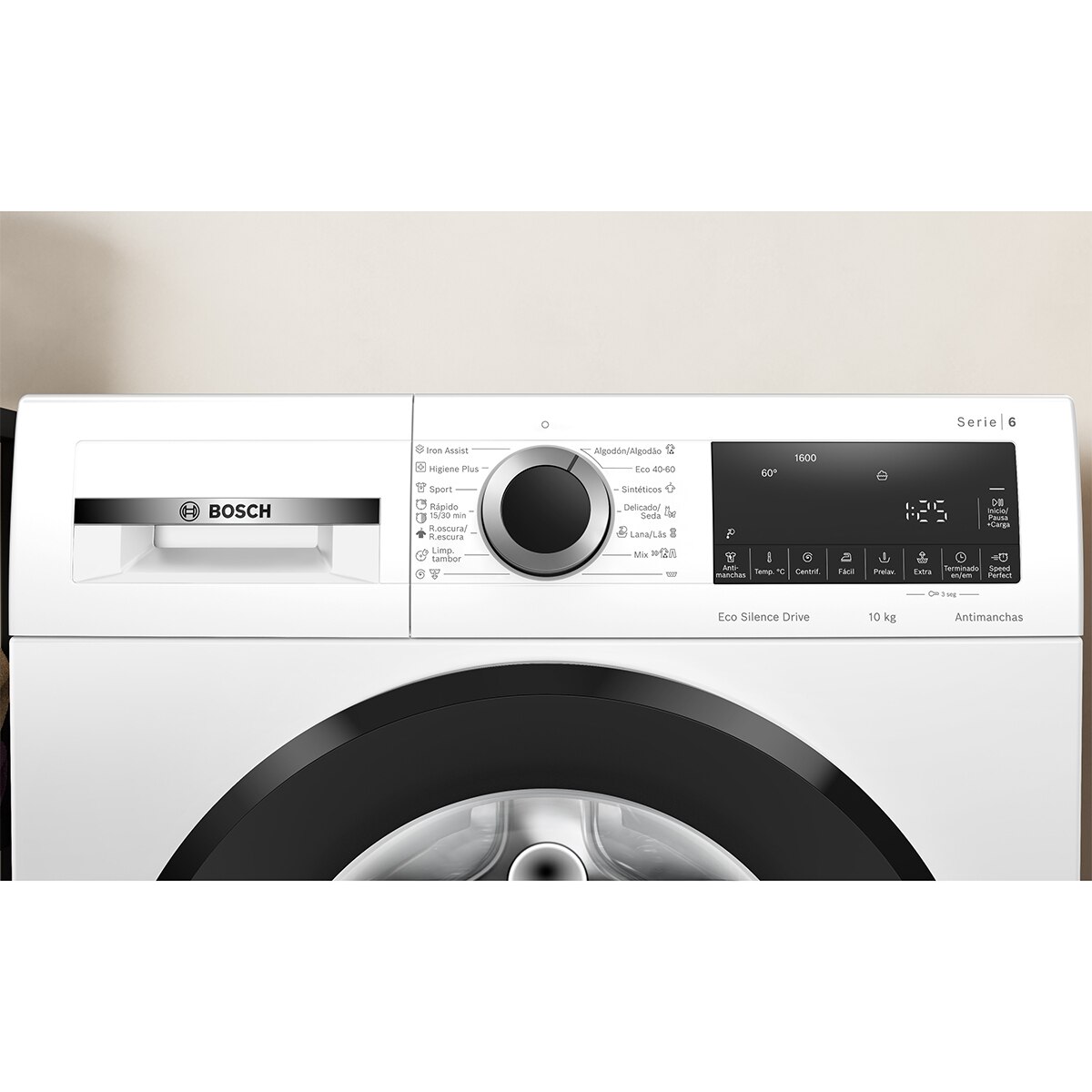 Lavadora Bosch 10 kg / 1.600 rpm, Iron Assist - WGG256Z1ES Blanco-3
