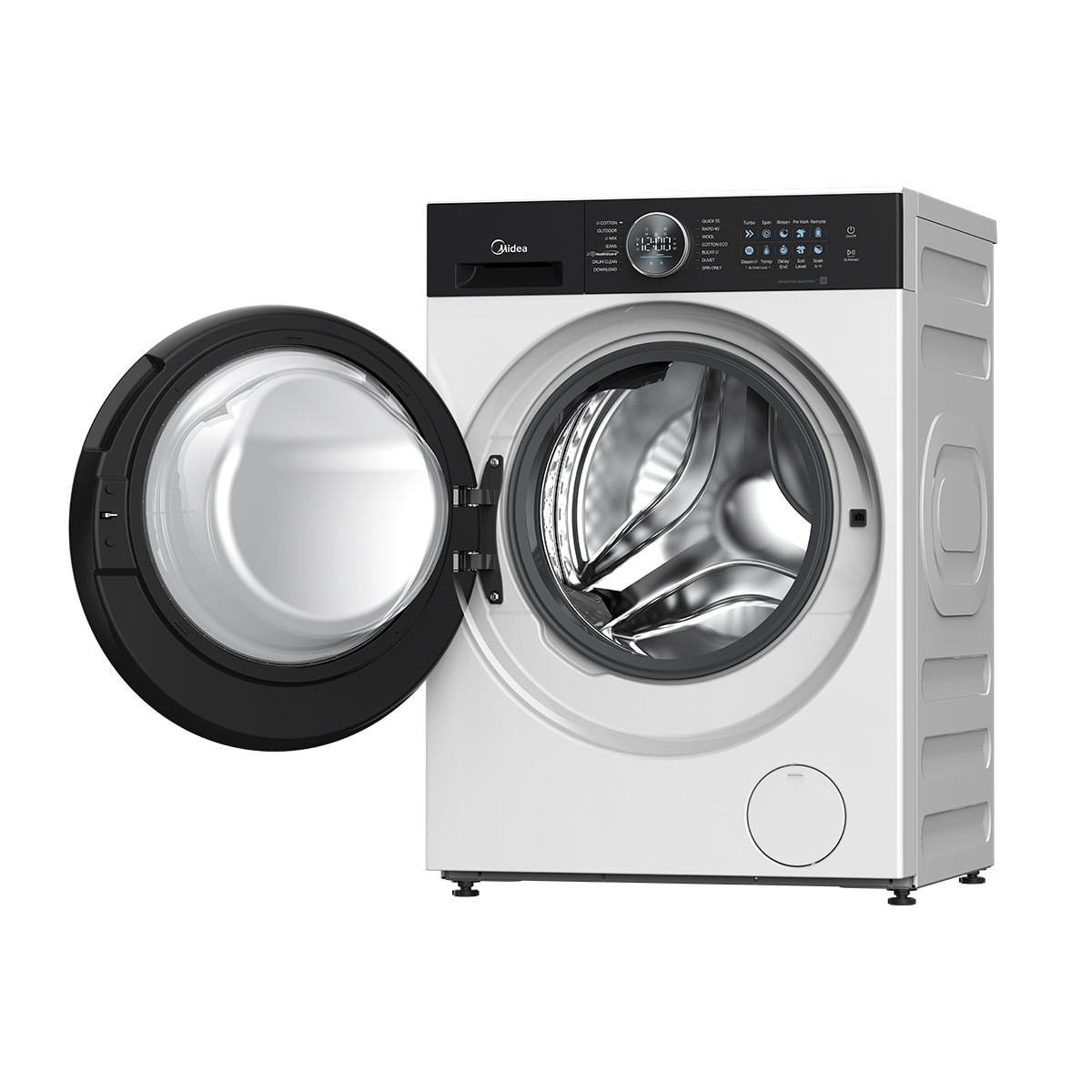 Lavadora Midea 8 Kg / 1.400 rpm, Vapor - MF210W80BA20/W-ES Blanco-5