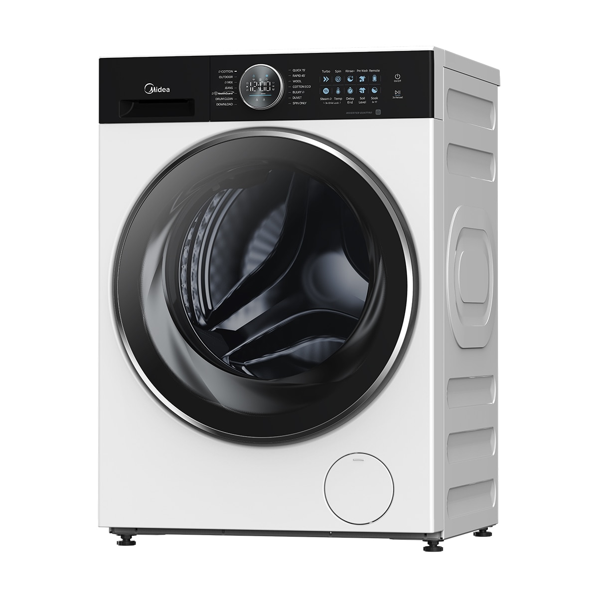Lavadora Midea 8 Kg / 1.400 rpm, Vapor - MF210W80BA20/W-ES Blanco-13