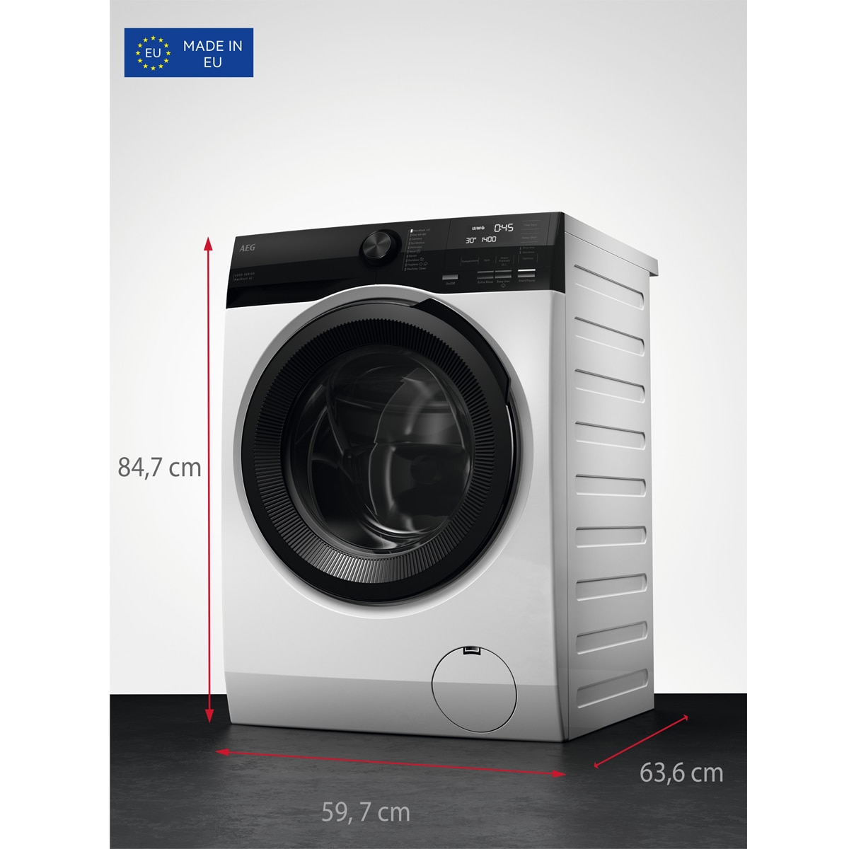 Lavadora AEG 10,5 kg / 1400 rpm - LFE6G54H4B Blanco-2