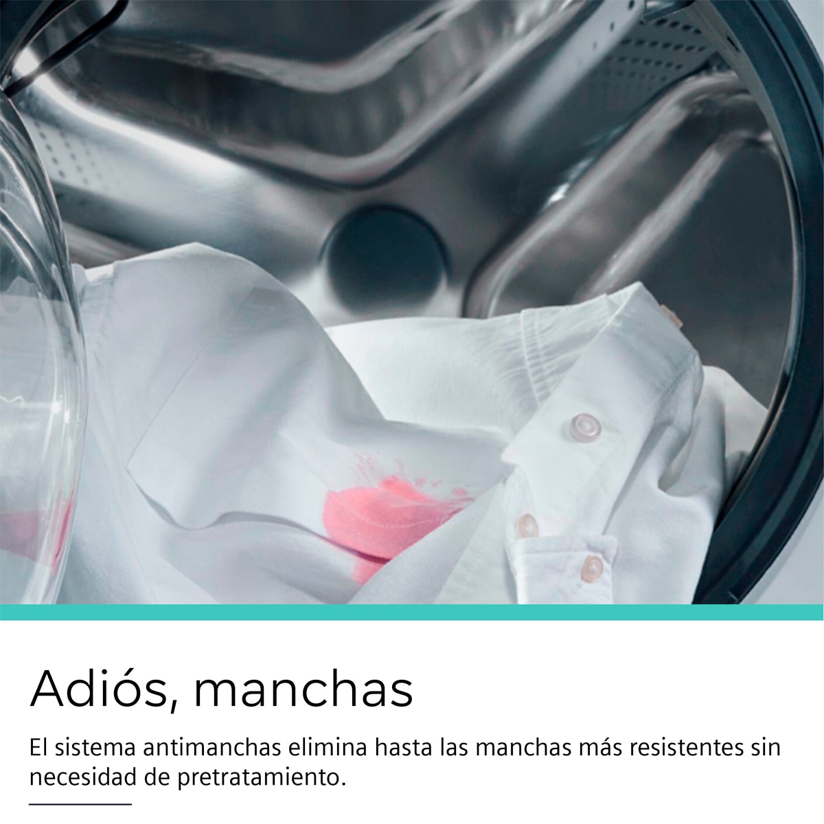 Lavadora Siemens iQ500 10 kg/1.600 rpm, SmartFinish, AntiManchas - WG56G2Z1ES Blanco-9