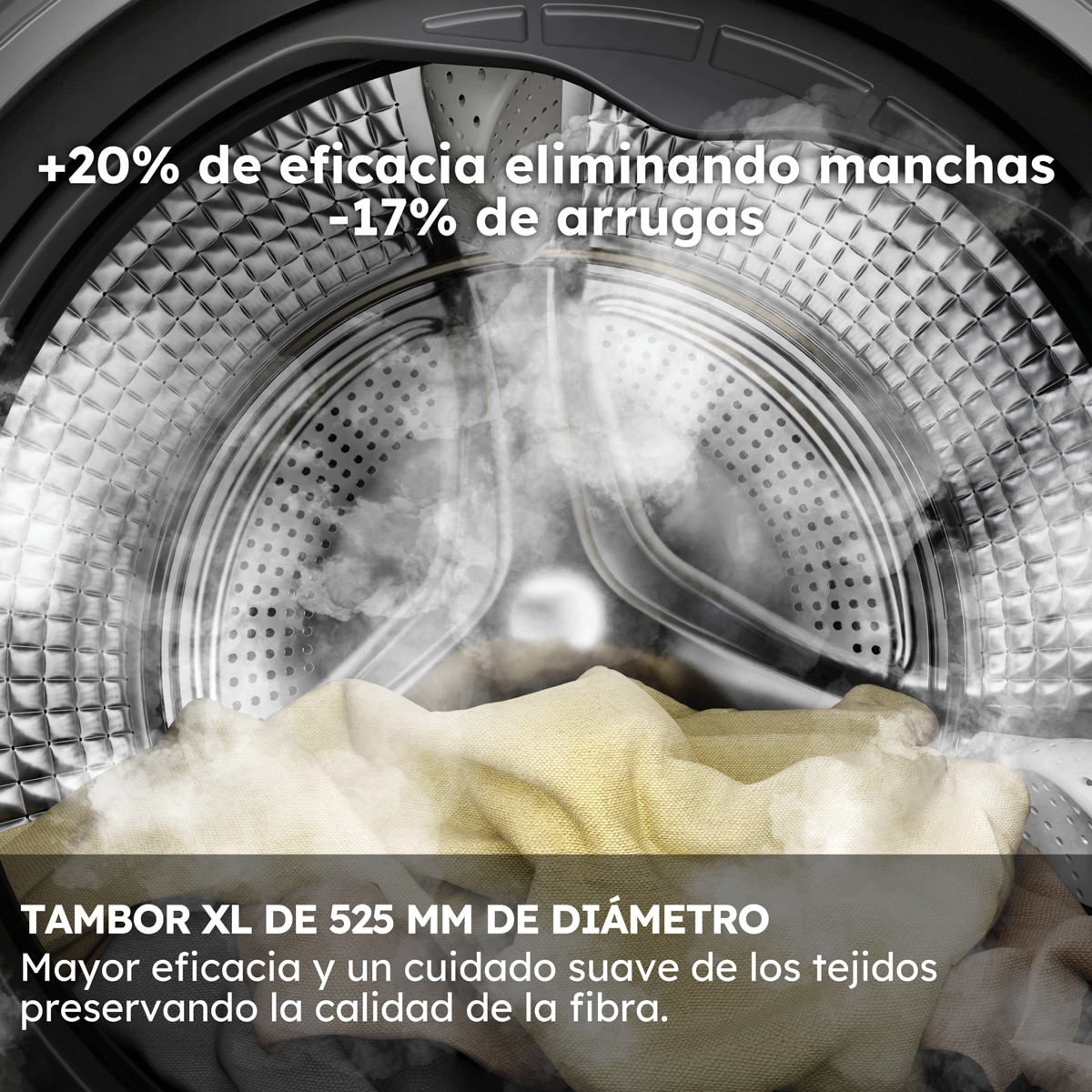 Lavadora Haier 9kg /1400 rpm, Motor Direct Motion, X9 - HW90-B14387U1-IB Blanco-10
