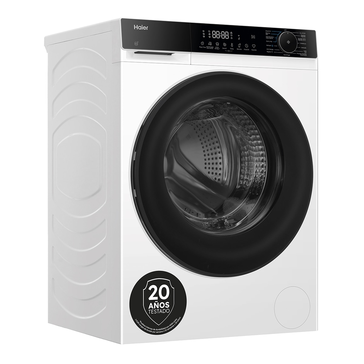 Lavadora Haier 10kg /1400 rpm, Motor Inverter , X5 Series - HW100-BP14357UIB Blanco-3
