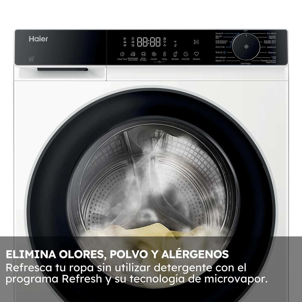 Lavadora Haier 10kg /1400 rpm, Motor Inverter , X5 Series - HW100-BP14357UIB Blanco-8