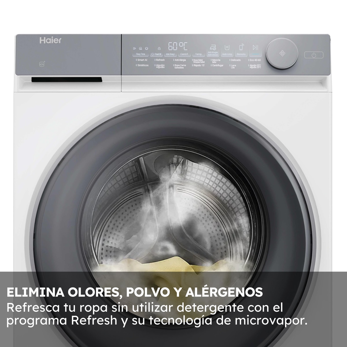 Imagen 9 de Lavadora Haier 9kg /1400 rpm, Motor Direct Motion, X7 - HW90-B14367U1-IB - Blanco Blanco