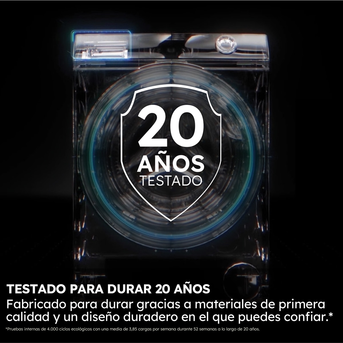 Lavadora secadora Haier 8kg /1400 rpm, Motor Inverter, X5 Series - HWD80BP14357TUIB Blanco-6