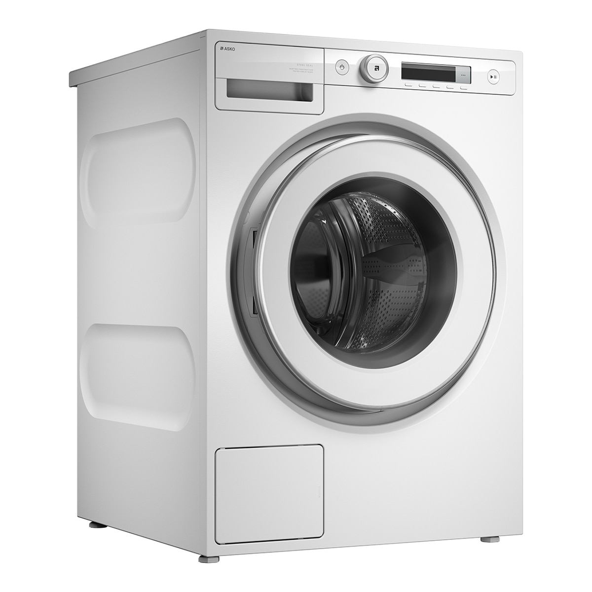 Lavadora Asko 10,5 Kg /1.600 rpm, 4 Amortiguadores, Dosificación Automática - W31056RLW Blanco-3