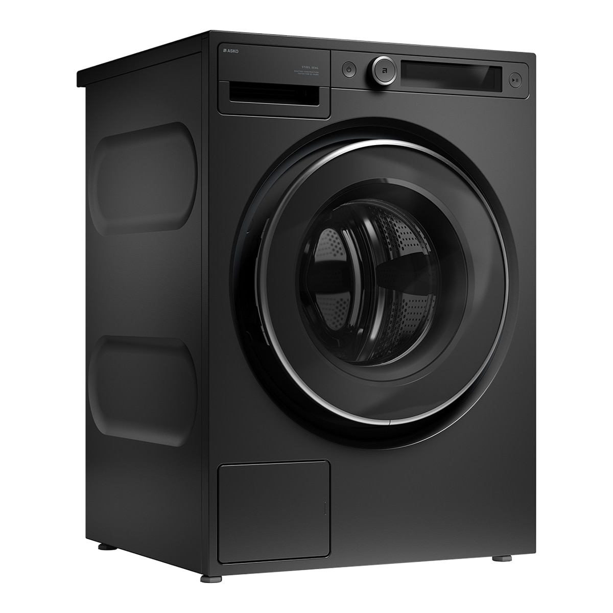 Lavadora Asko 9 Kg / 1.600 rpm, 4 Amortiguadores, Dosificación Automática - W5096RG Negro / Grafito-3