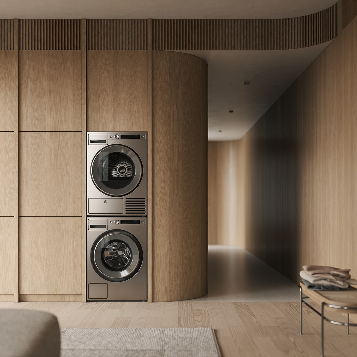 Lavadora Asko 9 Kg / 1.600 rpm, 4 Amortiguadores, Dosificación Automática - W5096RT Titanio-7