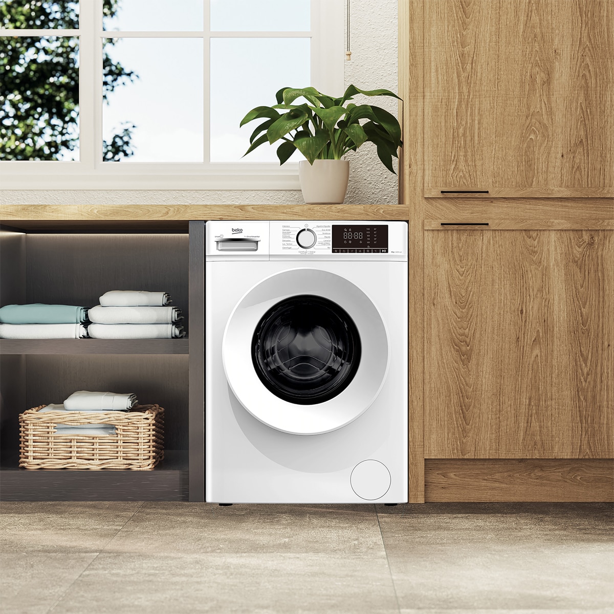 Lavadora Beko 8 Kg / 1400 rpm, función Vapor - B1XW864WSPT Blanco-4