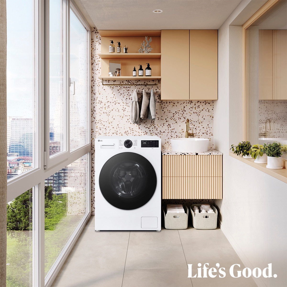 Lavadora Inteligente LG, AI Direct Drive, TurboWash 360º, 8kg / 1200rpm, Serie 500 - F2X50S8TLB Blanco-15