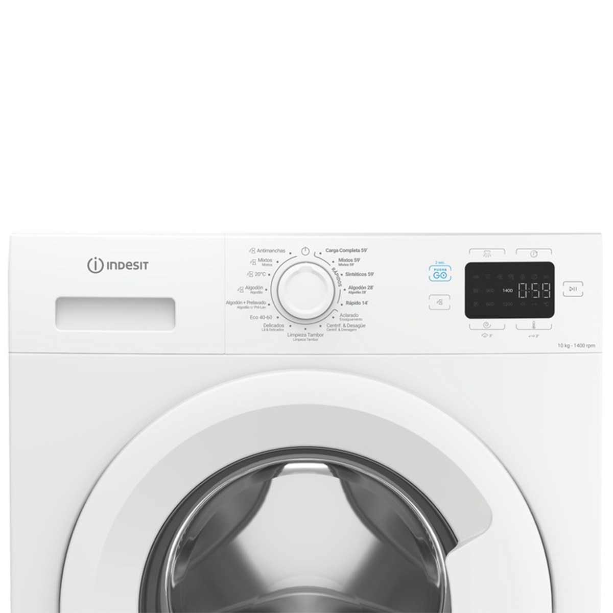 Lavadora Indesit 10 Kg / 1.400 rpm - IP 1064 PUSH&GO SPT 5