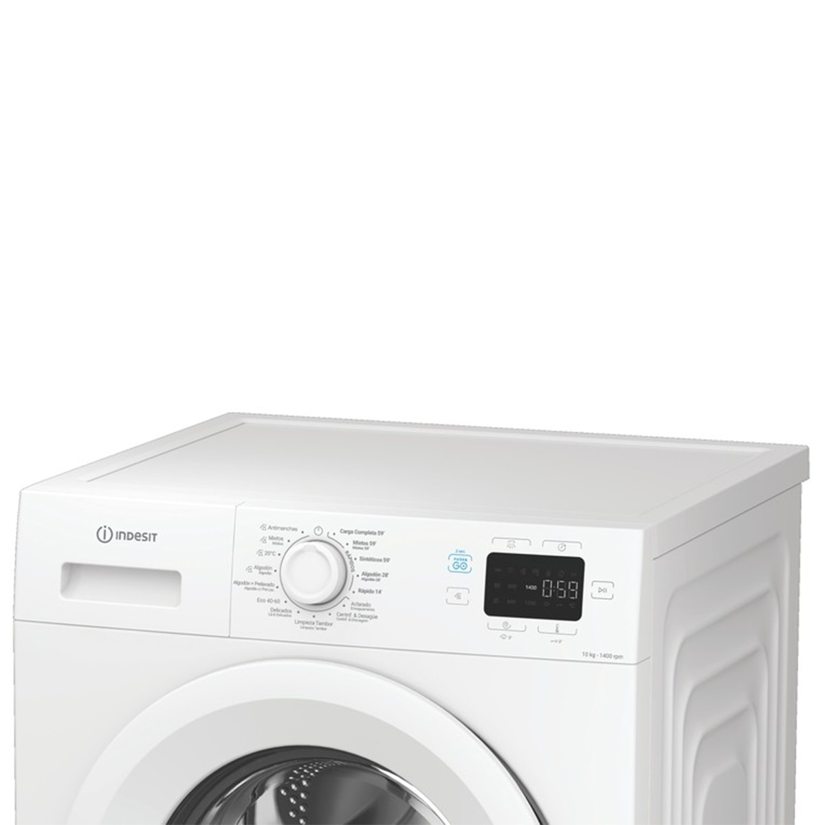Lavadora Indesit 10 Kg / 1.400 rpm - IP 1064 PUSH&GO SPT 8