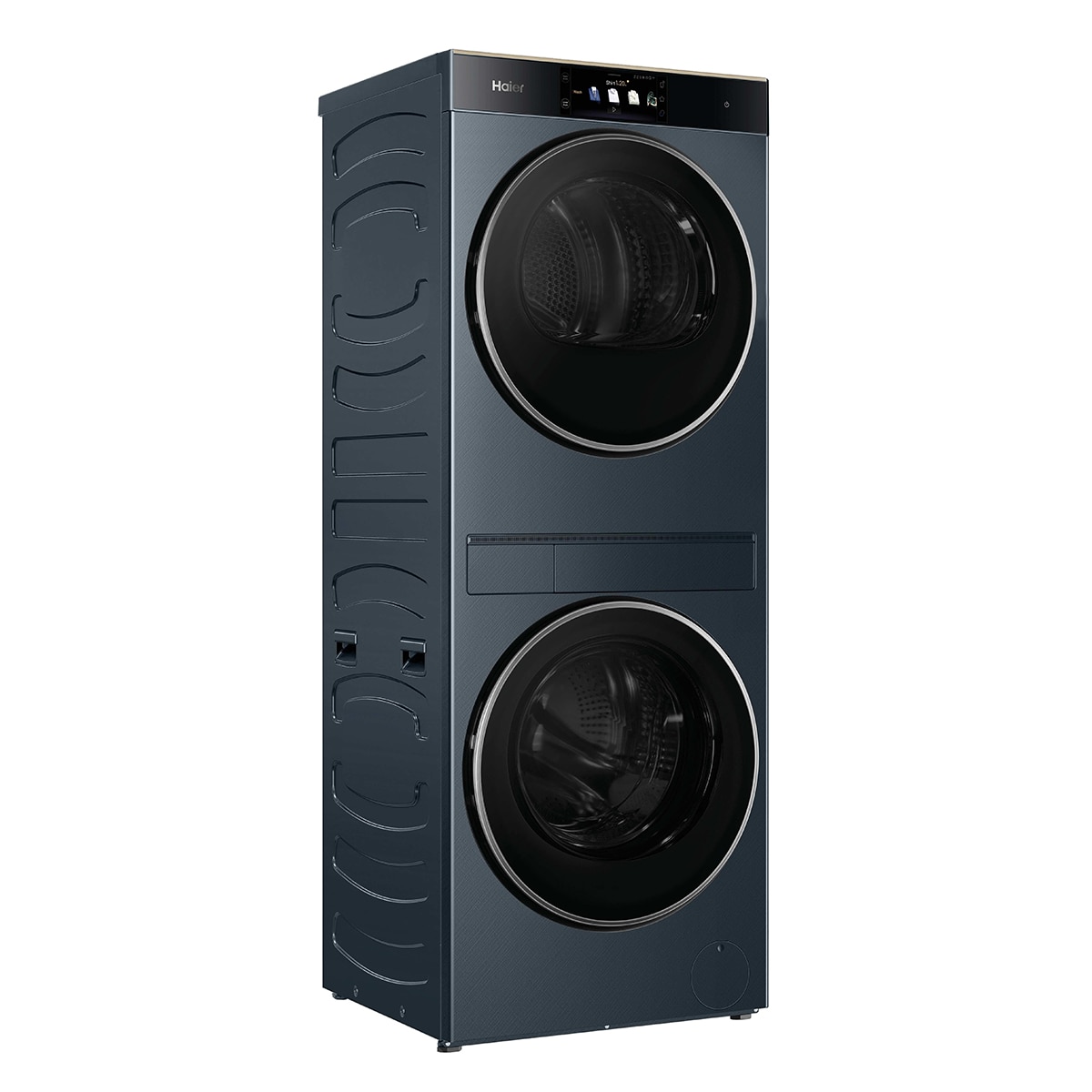 Torre de lavado y secado Haier 10kg/8kg 1400 rpm con IA, Motor Direct Motion y Bomba de Calor, Couture Care - CLC108-GNU1-S Antracita-3