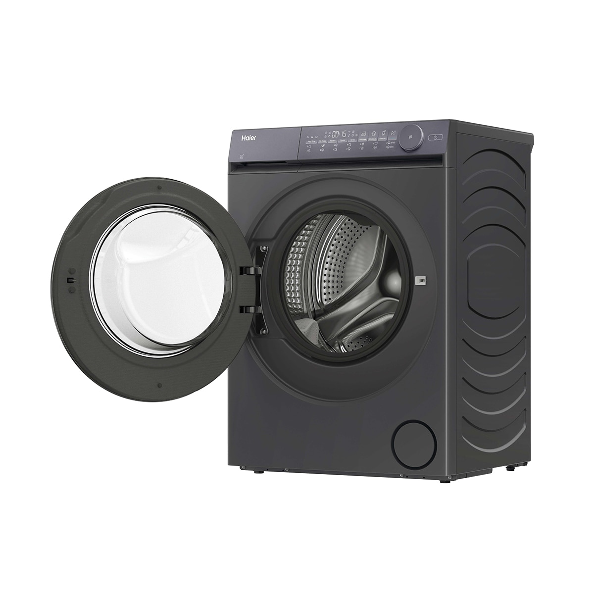 Lavadora secadora Haier 9kg /1400 rpm, Motor Inverter, X 7  - HWD90BP14367GTUS Antracita-3