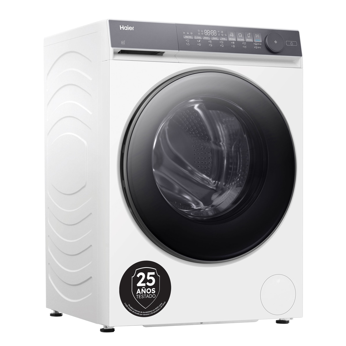 Lavadora secadora Haier 9kg /1400 rpm, Motor Direct Motion, X 7  - HWD90-B14367U-S Blanco-3