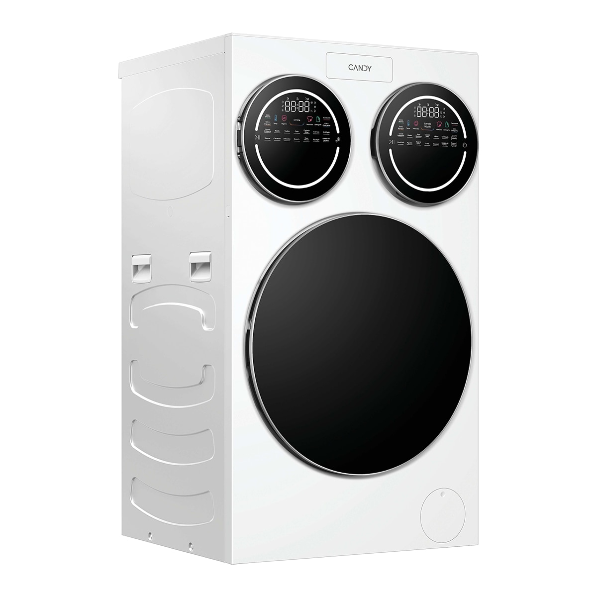 Lavadora Candy Triple Tambor 10+1+1/1400 rpm, Motor Direct Motion, Multiwash - MQD 410CBL9-37 Blanco-3