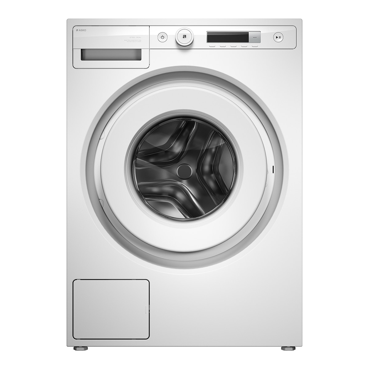 Imagem 0 de Máquina de Lavar Roupa Asko W1084BW Carga Frontal de 8 kg e 1400 rpm, 4 Amortecedores - Branco