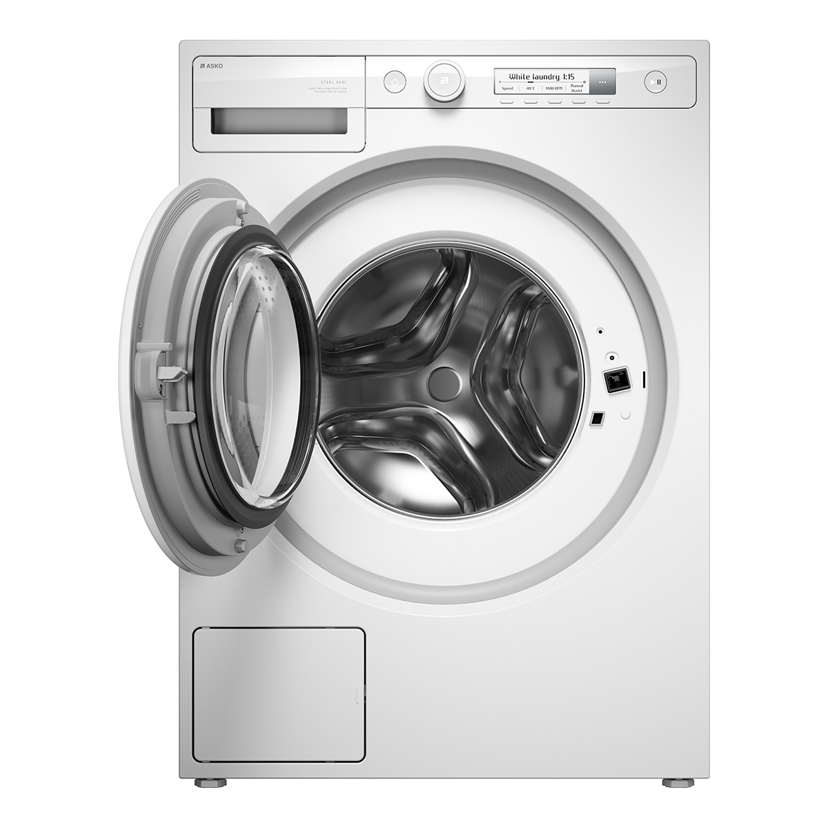 Lavadora Asko 9 Kg / 1400 rpm, 4 Amortiguadores - W1094W Blanco-5