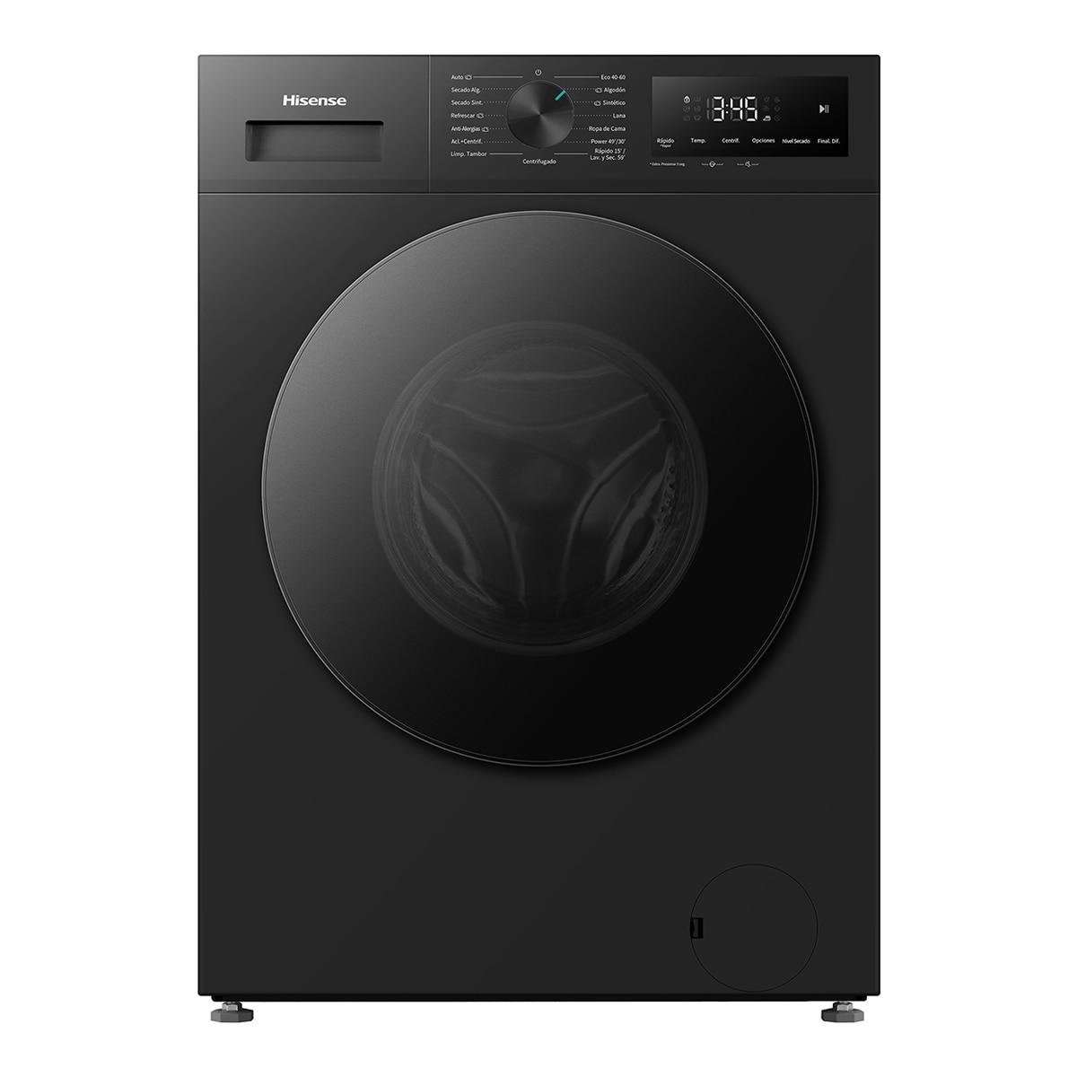 Imagen 0 de Lavadora secadora Hisense, 11 kg/1400 rpm con tecnología Inverter - WD1I1142BBL2
