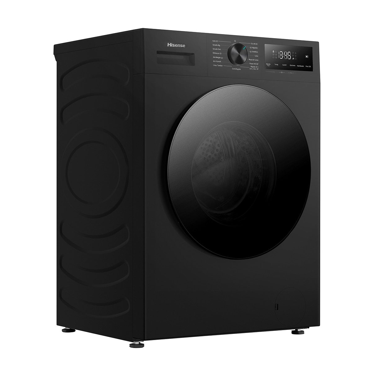Lavadora secadora Hisense, 11 kg/1400 rpm con tecnología Inverter - WD1I1142BBL2 Negro-22