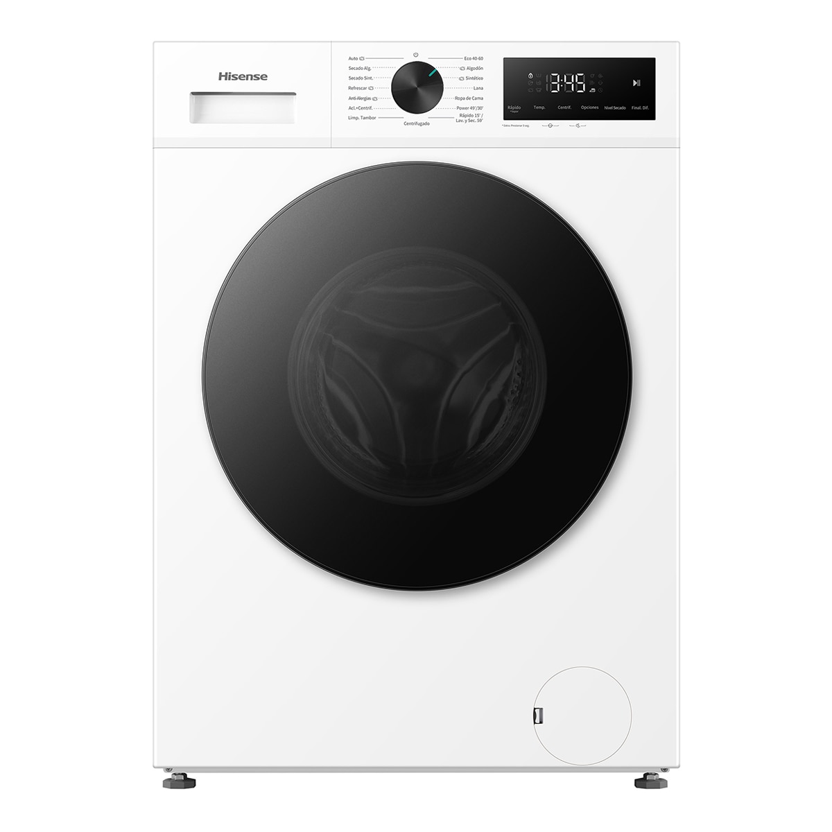 Imagen 0 de Lavadora secadora Hisense, 11 kg/1400 rpm con tecnología Inverter - WD1I1142BWL2