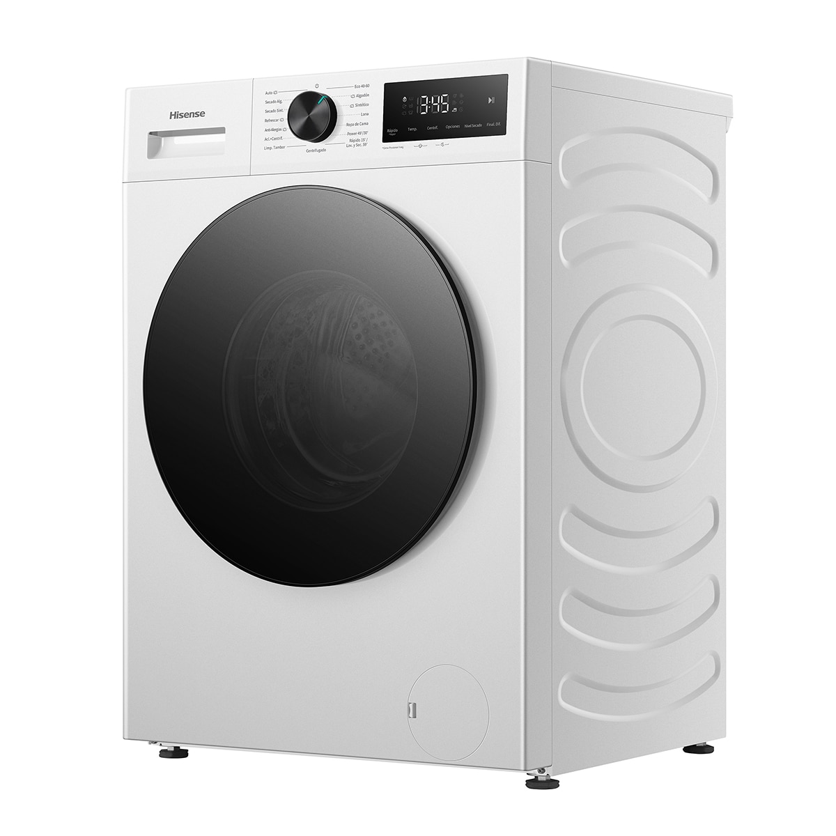 Imagen 20 de Lavadora secadora Hisense, 9 kg/1400 rpm con tecnología Inverter - WD1I9042BWF2 - Blanco Blanco