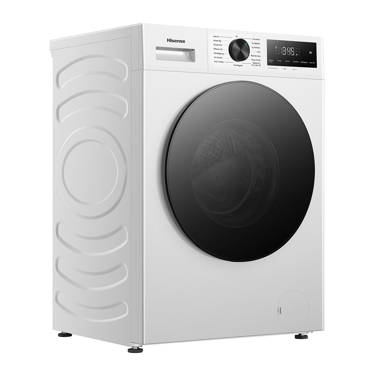 Imagen 21 de Lavadora secadora Hisense, 9 kg/1400 rpm con tecnología Inverter - WD1I9042BWF2 - Blanco Blanco
