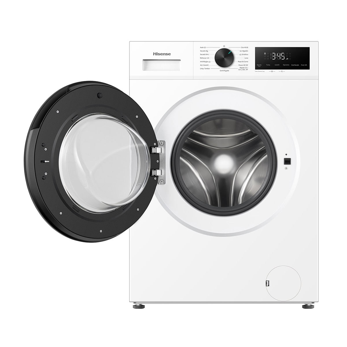 Imagen 22 de Lavadora secadora Hisense, 9 kg/1400 rpm con tecnología Inverter - WD1I9042BWF2 - Blanco Blanco