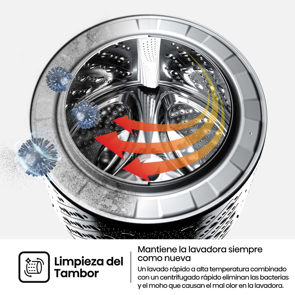 Lavadora Hisense 13 Kg/1400 rpm con tecnología Inverter - WF1I1342BWM Blanco-13