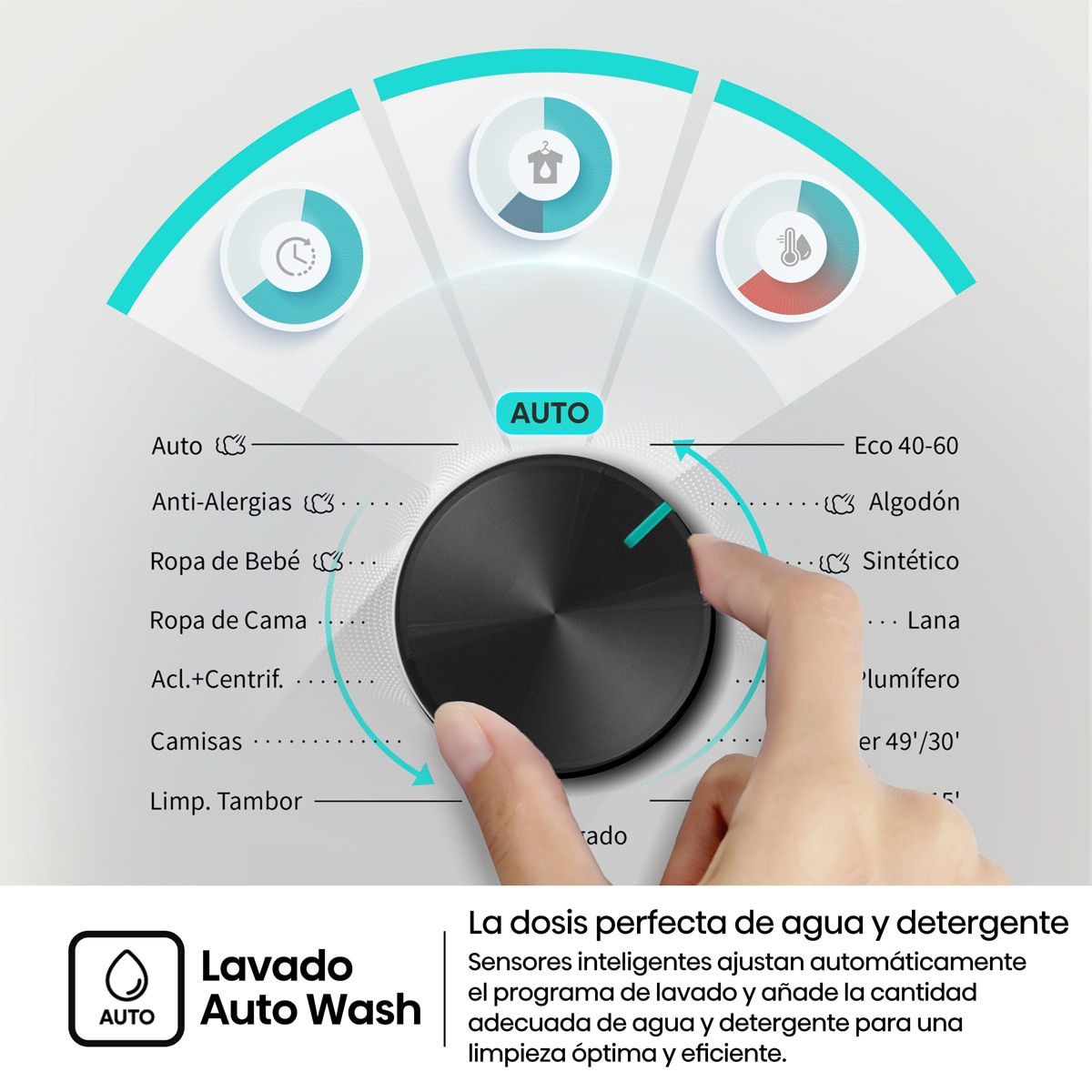 Lavadora Hisense, 11 Kg/1400 rpm, con tecnología Inverter - WF1I1142BWL Blanco-6
