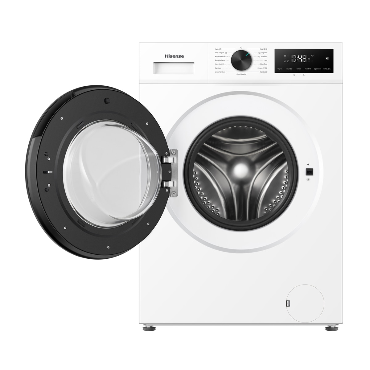 Lavadora Hisense, 11 Kg/1400 rpm, con tecnología Inverter - WF1I1142BWL Blanco-12