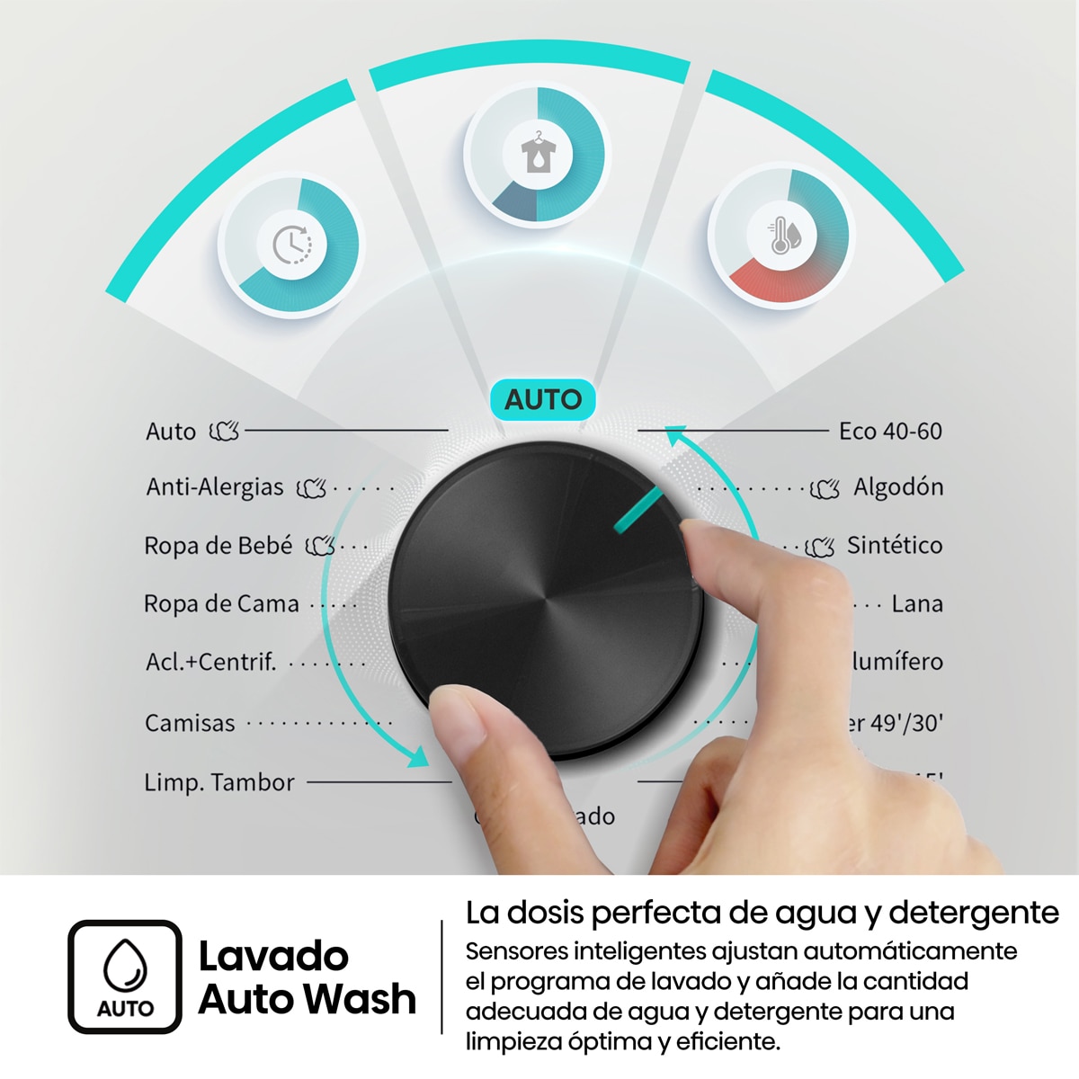 Lavadora Hisense,  9 Kg/1400 rpm, con tecnología Inverter - WF1I9042BTP2 Inox-7