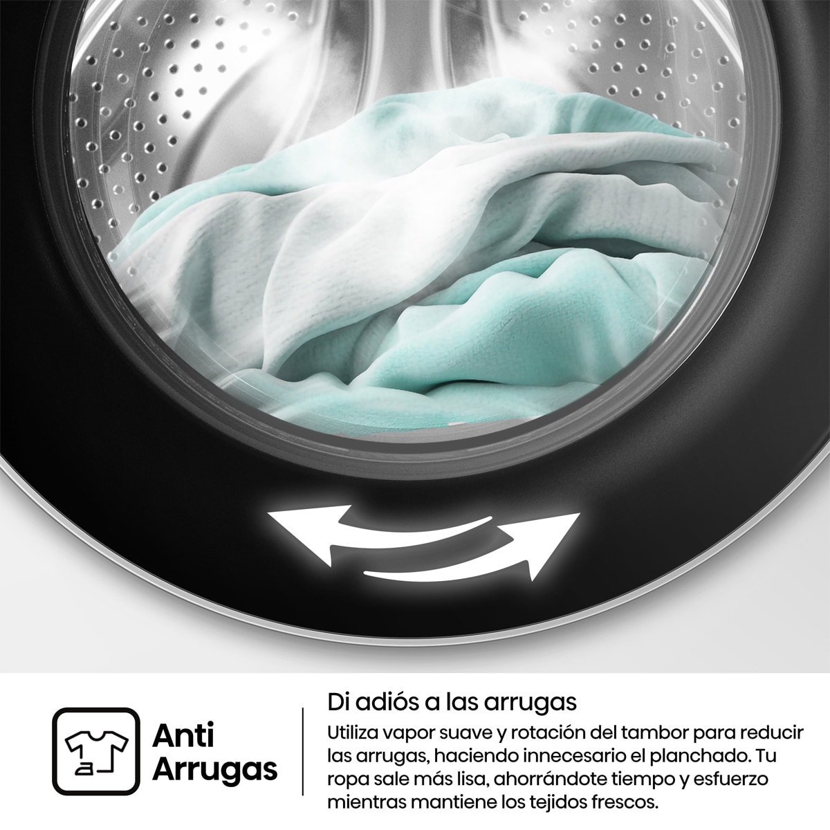 Lavadora Hisense,  9 Kg/1400 rpm, con tecnología Inverter - WF1I9042BTP2 Inox-8