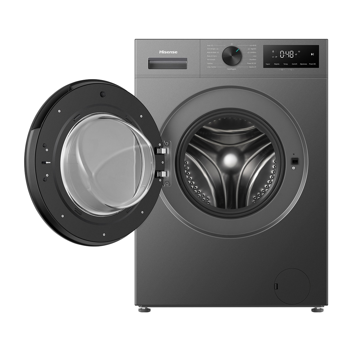 Lavadora Hisense,  9 Kg/1400 rpm, con tecnología Inverter - WF1I9042BTP2 Inox-15