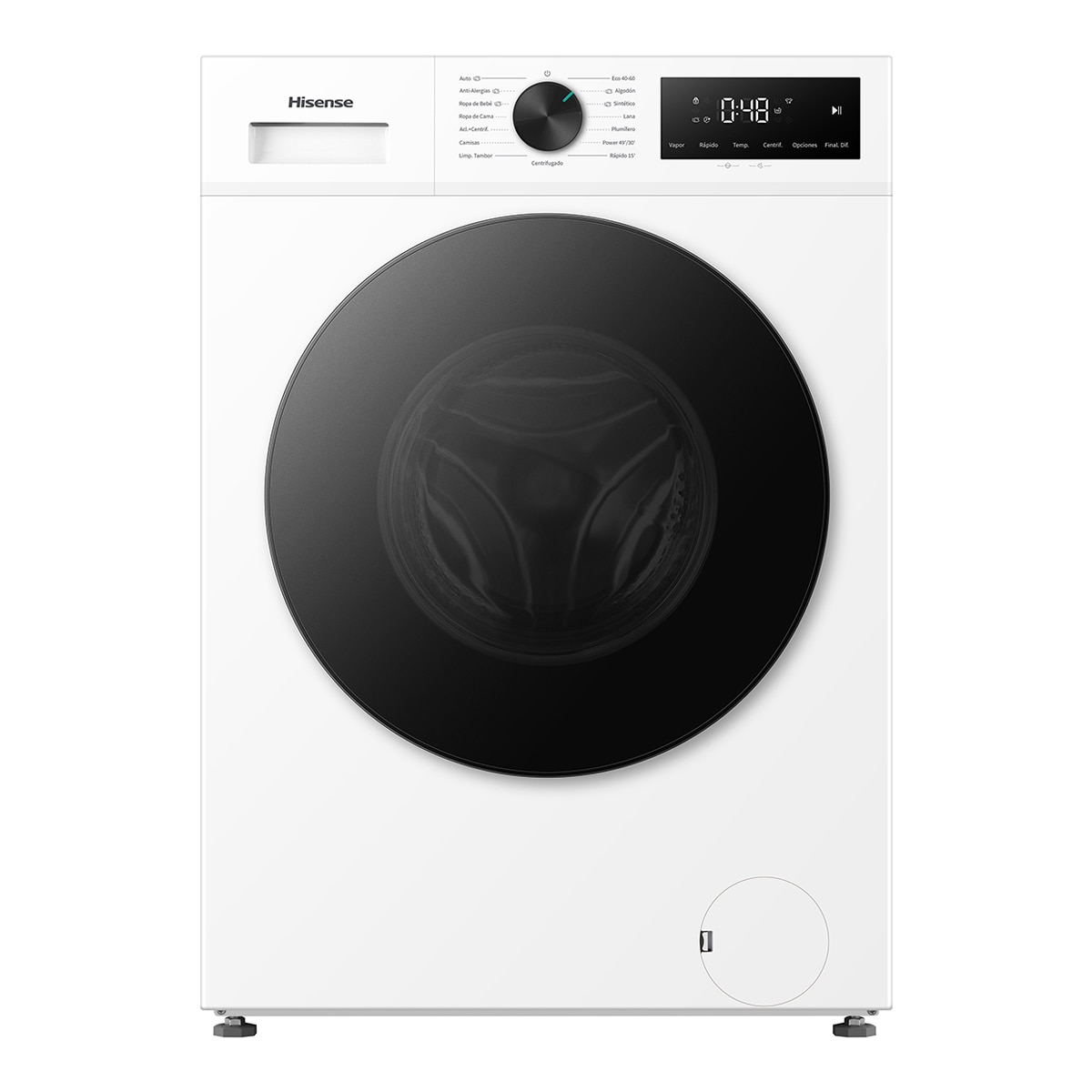 Imagen 0 de Lavadora Hisense, 9 Kg/1400 rpm con tecnología Inverter- WF1I9042BWP2