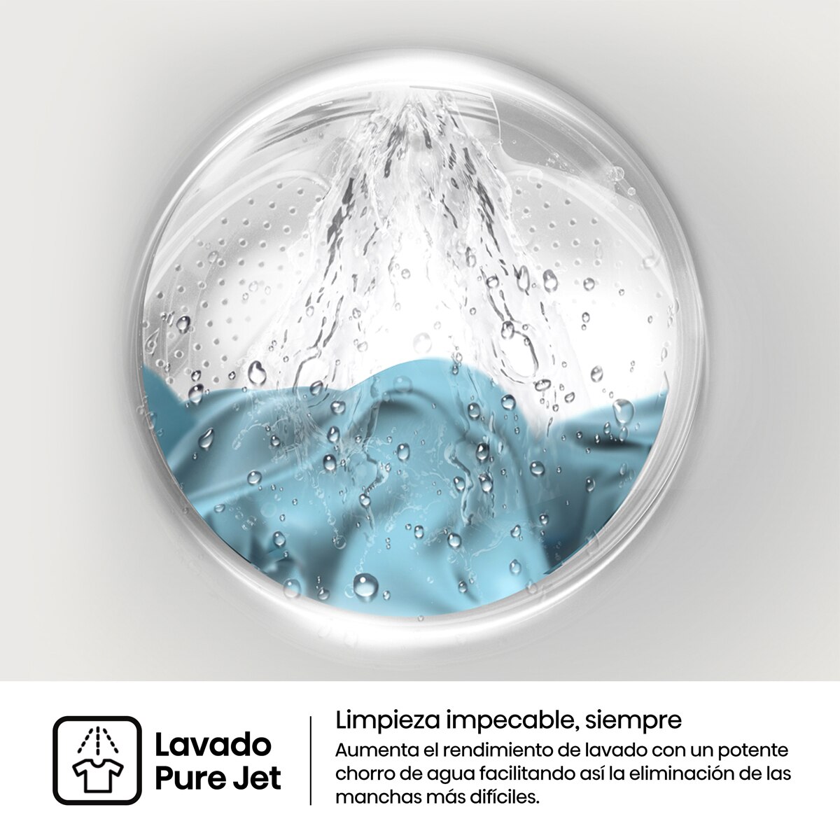 Lavadora Hisense, 9 Kg/1400 rpm con tecnología Inverter- WF1I9042BWP2 Blanco-9