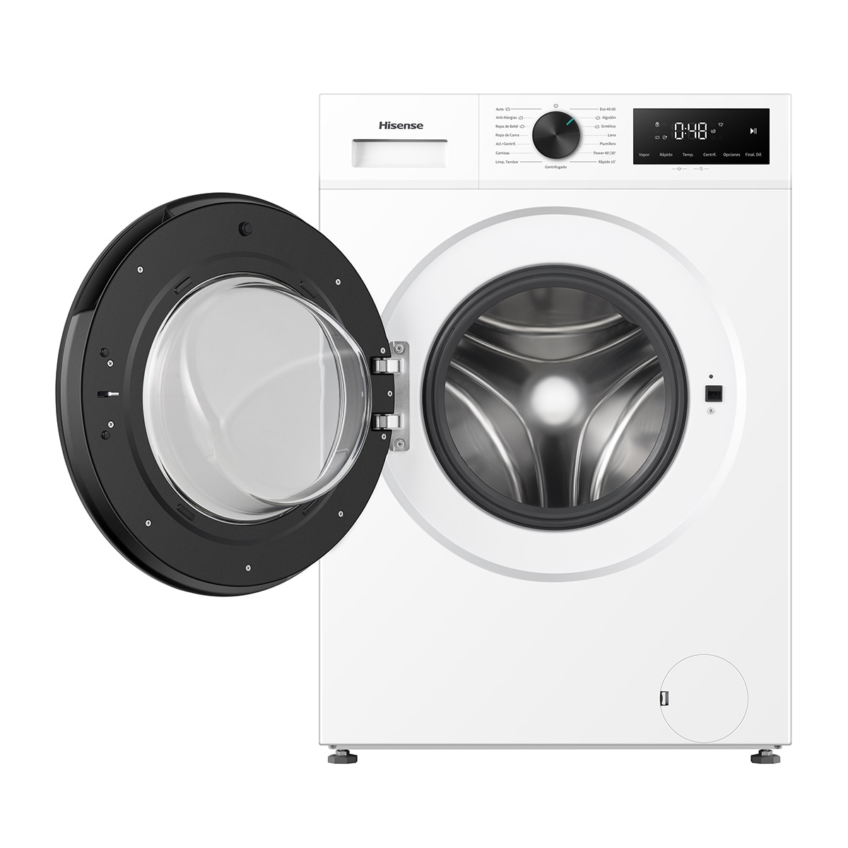 Lavadora Hisense, 9 Kg/1400 rpm con tecnología Inverter- WF1I9042BWP2 Blanco-15