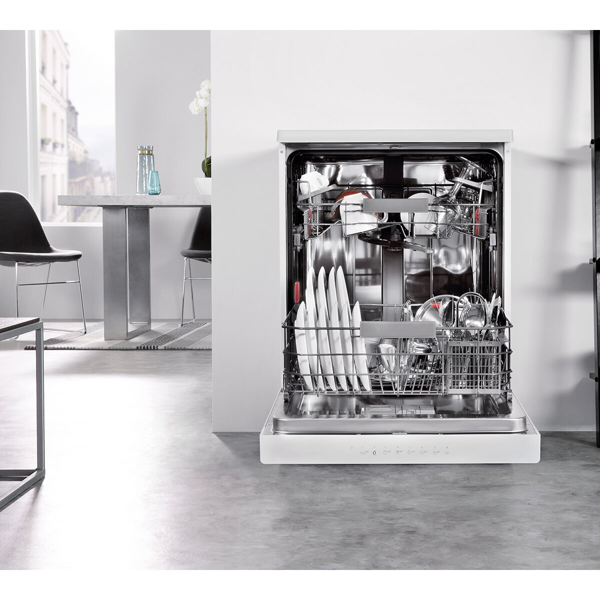 Máquina de Lavar Loiça Whirlpool WFC 3C26 P com Tecnologia 6º Sentido, para 14 Talheres e de 60 cm - Branco Branco-4