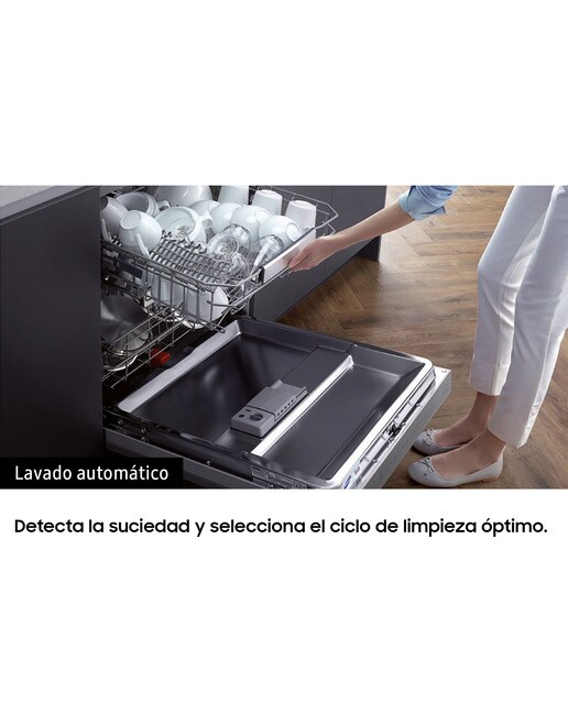 Lavavajillas Samsung 14 servicios, Bandeja Cubiertos, 60 cm Serie 6 - DW60M6050FW/EC - Blanco Blanco-7