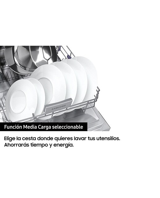 Lavavajillas Samsung 14 servicios, Bandeja Cubiertos, 60 cm Serie 6 - DW60M6050FW/EC - Blanco Blanco-9
