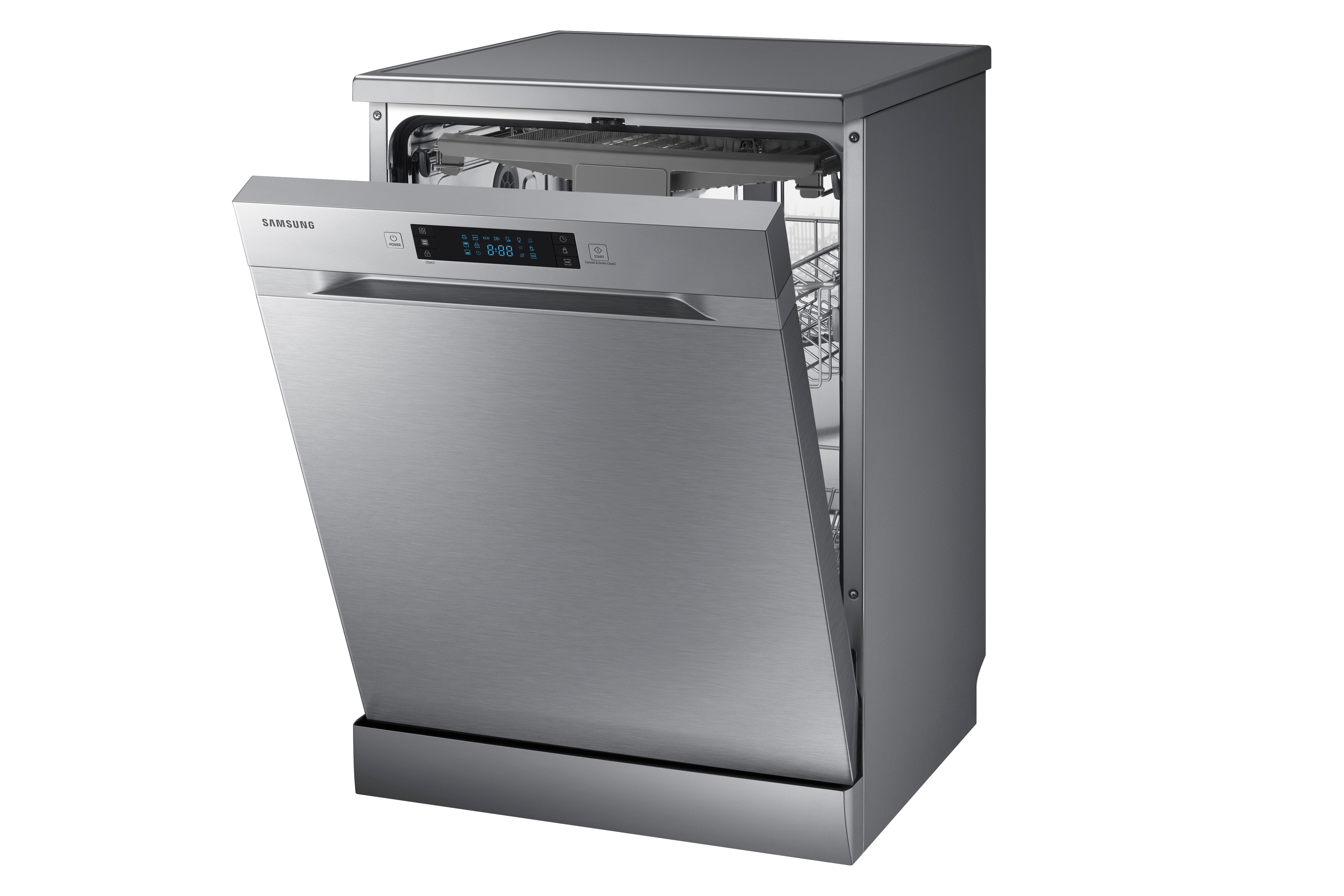 Lavavajillas Samsung 14 servicios, Bandeja Cubiertos, 60 cm Serie 6 - DW60M6050FS/EC Acero Inox-4