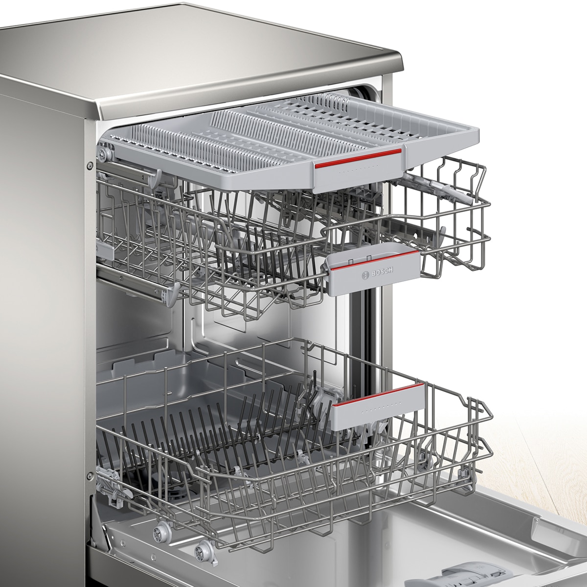 Lavavajillas Bosch 13 servicios, 60 cm - SMS46KI01E Acero Inox-8